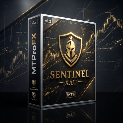 Sentinel XAU EA MT5 v1.2 (Gold Scalping & Hedging System) – Myfxbook Verified Forex Trading Bot